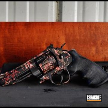 Cerakoted Matching Rifle And Handgun In A Custom Cerakote Finish