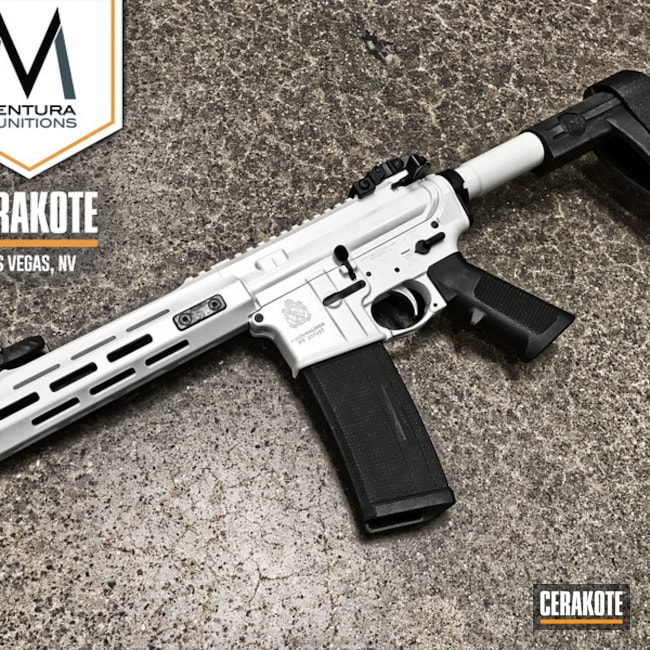 Cerakoted: Palmetto State Armory,Stormtrooper White H-297,Tactical Rifle