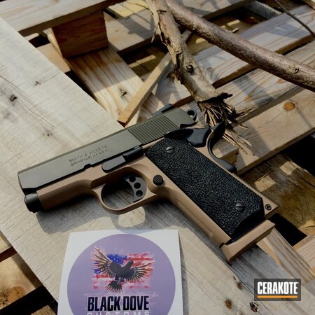 Powder Coating: Smith & Wesson,1911,Pistol,Armor Black H-190,MAGPUL® O.D. GREEN H-232,MAGPUL® FLAT DARK EARTH H-267