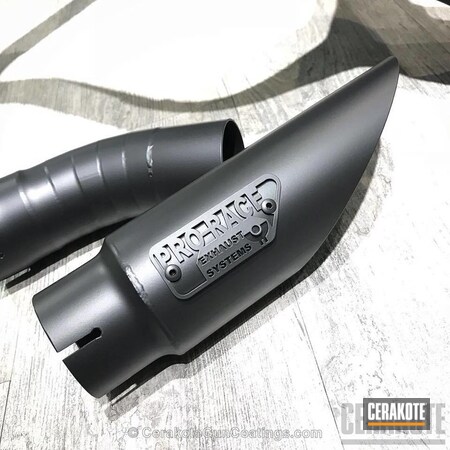 Powder Coating: CERAKOTE GLACIER BLACK C-7600,More Than Guns,Exhaust