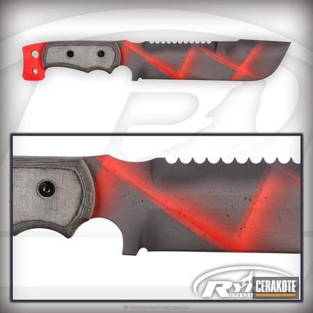 Powder Coating: Hunter Orange H-128,Graphite Black H-146,Fixed-Blade Knife,Punisher,Tops Knife,SIG™ DARK GREY H-210,More Than Guns