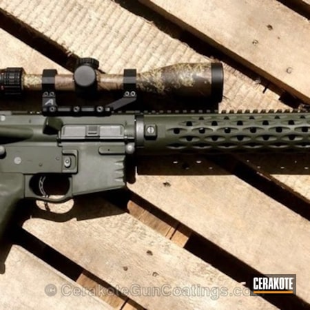 Powder Coating: Sniper Green H-229,Tactical Rifle,Tungsten H-237