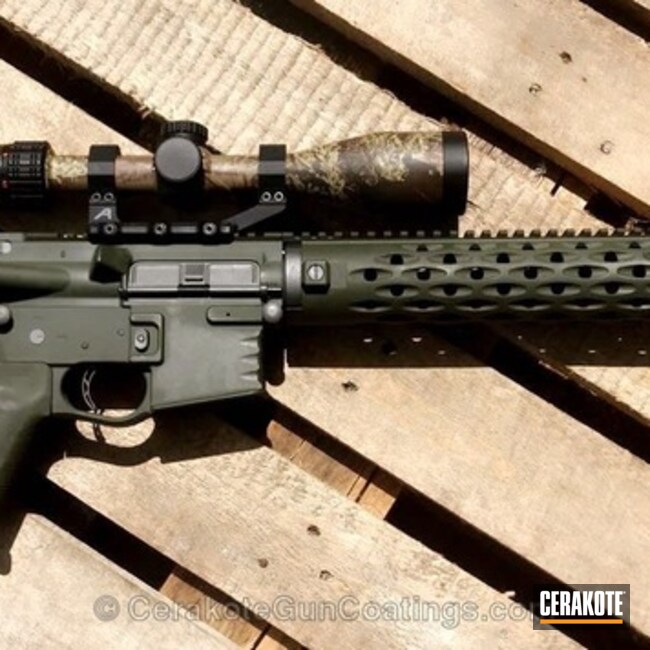 Cerakoted: Sniper Green H-229,Tungsten H-237,Tactical Rifle