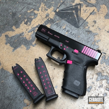 Powder Coating: Glock,SIG™ PINK H-224,Pistol,Armor Black H-190,Glock 19,HIGH GLOSS ARMOR CLEAR H-300,Color Fill
