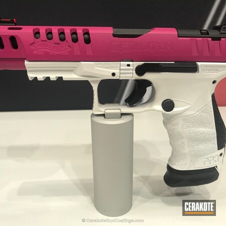 Powder Coating: SIG™ PINK H-224,Pistol,Walther,Stormtrooper White H-297,Walther Q5 Match