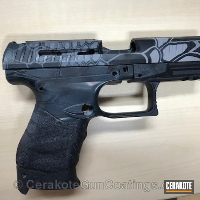 Cerakoted: Walther,Walther PPQ,Pistol,Typhon Kryptek,HIGH GLOSS ARMOR CLEAR H-300