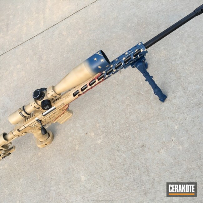 Cerakoted: Bolt Action Rifle,Noveske Tiger Eye Brown H-187,Ruger,NRA Blue H-171,Ruger Precision 6.5,Socom Blue H-245,Crimson H-221,2nd Amendment,Constitution