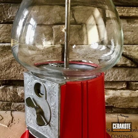 Powder Coating: Refinished,Gumball Machine,FIREHOUSE RED H-216,More Than Guns