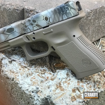 Cerakoted Glock 19 Handgun In A Custom Kryptek Finish