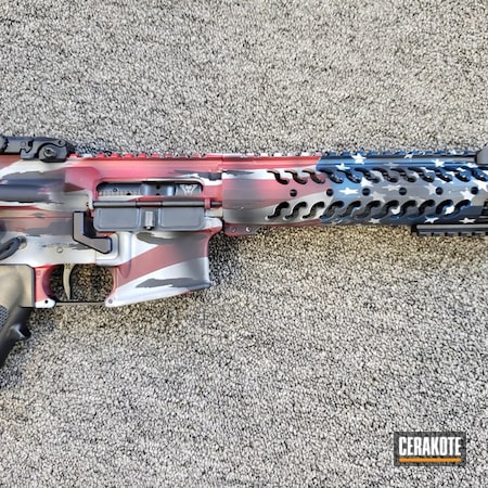 Powder Coating: Graphite Black H-146,Freedom Cerakote,Red, White and Blue,Fundraiser,America,USMC Red H-167,Freedom,American Flag,Sky Blue H-169,Distressed American Flag,The Battle Buddy Foundation
