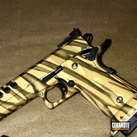 Powder Coating: Tiger Stripes,Pistol,Gold H-122,Armor Black H-190,STI