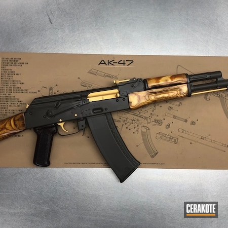 Powder Coating: AK-47,AKM,AK-74,Gold H-122,Tactical Rifle,AK Rifle