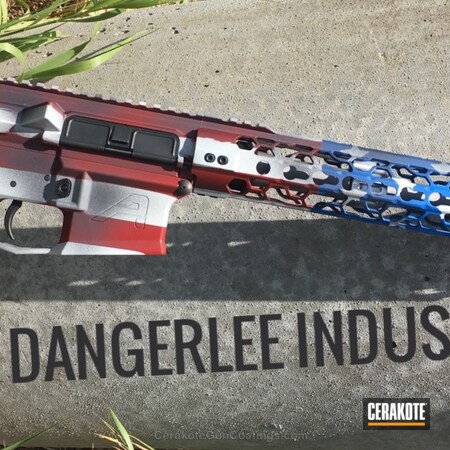 Powder Coating: Hidden White H-242,Graphite Black H-146,Distressed,NRA Blue H-171,Aero Precision,Tactical Rifle,American Flag,FIREHOUSE RED H-216,Distressed American Flag