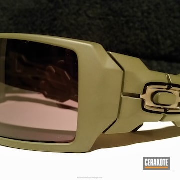 Cerakoted Oakley Sunglasses Cerakoted In H-240 Mil Spec O.d. Green