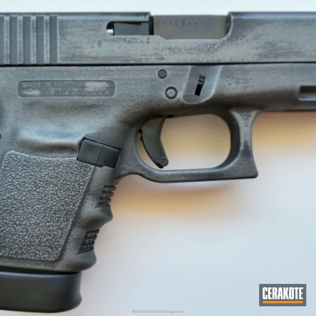Cerakoted: Graphite Black H-146,Tungsten H-237,Pistol,Glock,Glock 36
