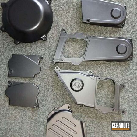 Powder Coating: Satin Aluminum H-151,Graphite Black H-146,Motorcycles,Brembo,Ducati,Brake Parts,More Than Guns,Motorcycle Parts