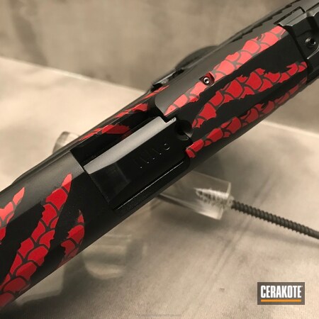 Powder Coating: Smith & Wesson M&P,Rips,Graphite Black H-146,Sniper Grey H-234,Claw,FIREHOUSE RED H-216,Dragonscale