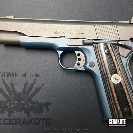 Powder Coating: Pistol,Blue Titanium H-185,Colt 1911,Elegant,Tungsten H-237,Colt,Cerakoted Colt
