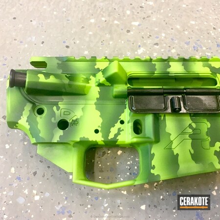 Powder Coating: Zombie Green H-168,Aero Precision,Highland Green H-200,Custom Camo,AR-15,Upper / Lower / Handguard