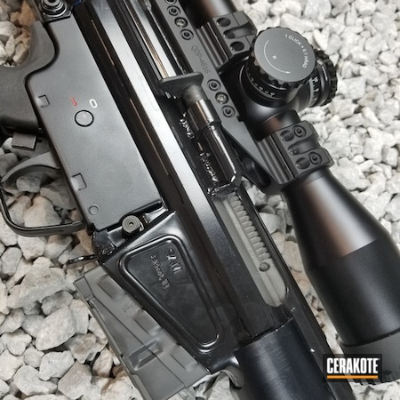 Powder Coating: Heckler & Koch,Gloss Black H-109,Long Range Gun,HK PSG1