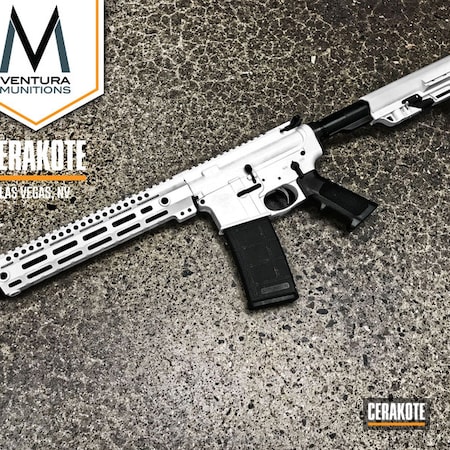 Powder Coating: Two Tone,Stormtrooper White H-297,Anderson Mfg.,Tactical Rifle
