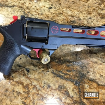 Cerakoted Revolver Coated In Cerakote H-146 And Cerakote H-167