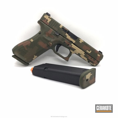 Powder Coating: Glock,DESERT SAND H-199,Pistol,Federal Brown H-212,O.D. Green H-236,Digital Camo,Glock 17