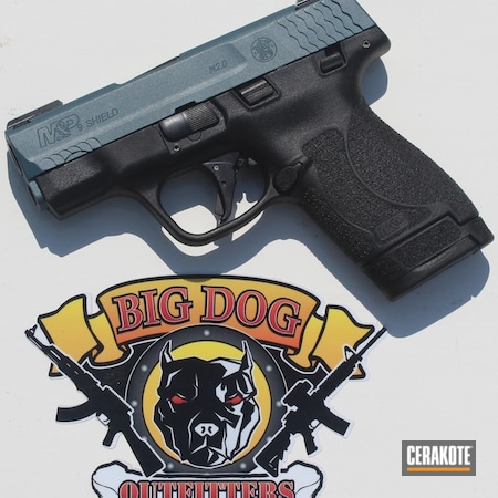 Powder Coating: 9mm,Smith & Wesson,Smith & Wesson M&P Shield,M&P Shield,Pistol,Blue Titanium H-185,M&P Shield 9mm,Shield