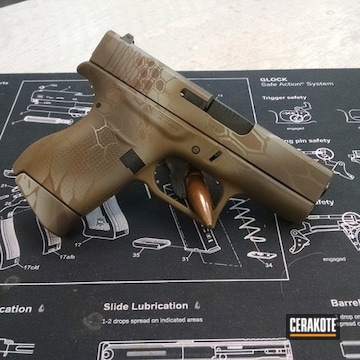 Cerakoted Glock Handgun Cerakoted In A Custom Kryptek