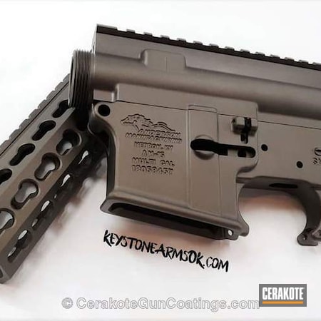 Powder Coating: Midnight Bronze H-294,AR Pistol,Anderson Mfg.,AR-15,Upper / Lower