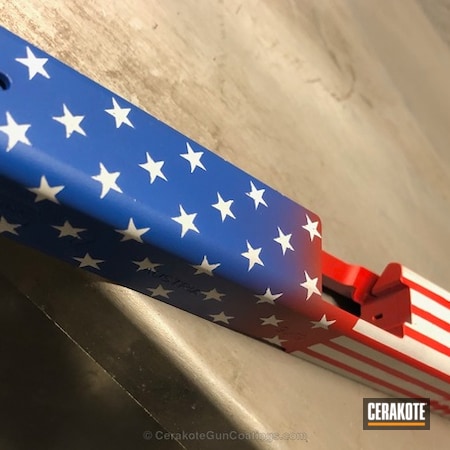 Powder Coating: Hidden White H-242,Glock,Pistol,USMC Red H-167,American Flag,Distressed American Flag