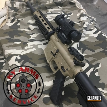 Powder Coating: Tactical Rifle,AR-15,Coyote Tan H-235