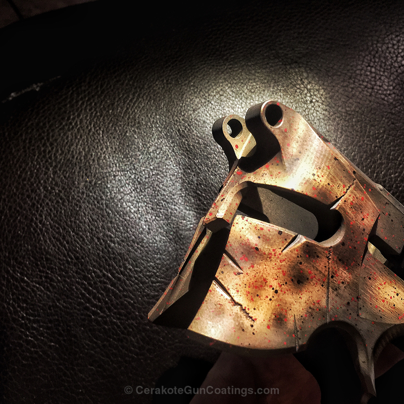 Spartan Overthrow Lower Receiver in a Battleworn Cerakote Finish by WEB ...