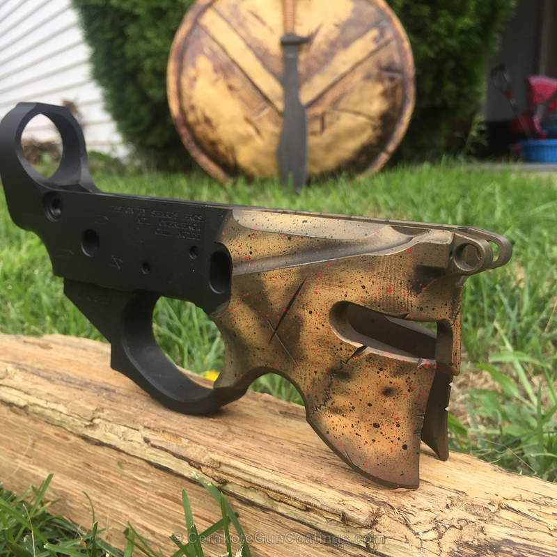 Spartan Overthrow Lower Receiver in a Battleworn Cerakote Finish by WEB ...