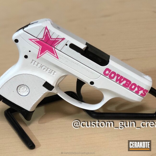 Cerakoted Cowboys Football Themed Ruger Lcp