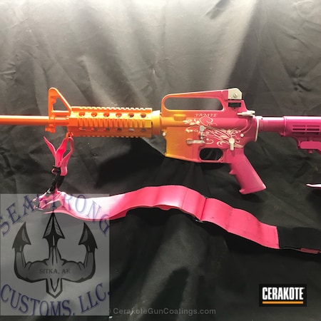 Powder Coating: Hunter Orange H-128,Bushmaster,Bright Nickel H-157,Corvette Yellow H-144,Ladies,SIG™ PINK H-224,M4 Carbine,AR-15,Prison Pink H-141
