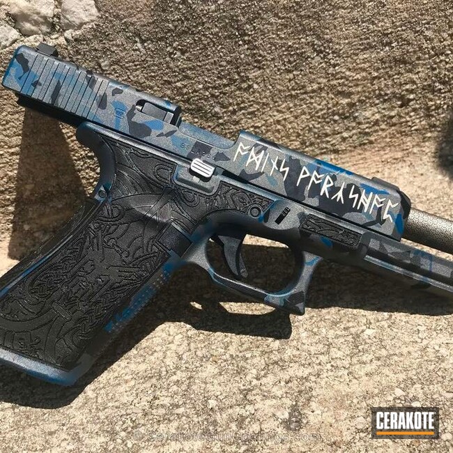 Cerakoted Cerakote Multicam Finish On This Custom Glock Handgun Build
