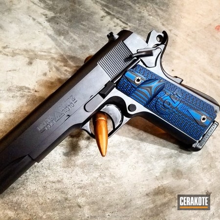 Powder Coating: Graphite Black H-146,1911,10mm,Pistol,Bear Gun,Colt 1911,Colt Delta Elite,Daily Carry,Colt,Custom Built