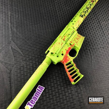 Powder Coating: Zombie Green H-168,USMC Red H-167,Blood Splatter,Tactical Rifle