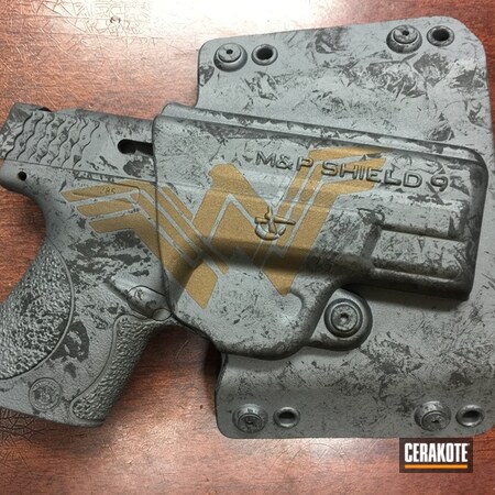 Powder Coating: Smith & Wesson M&P,Smith & Wesson,Pistol,Gold H-122