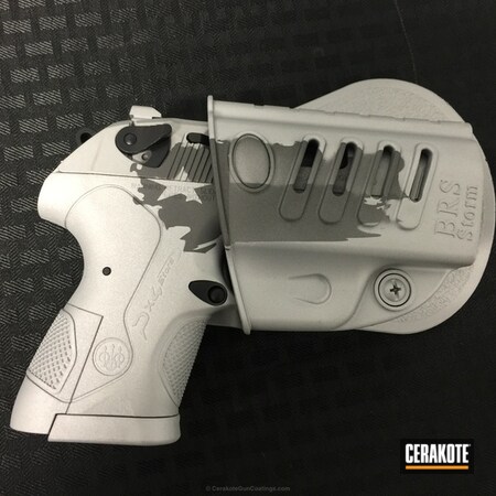 Powder Coating: Pistol,Beretta,Shimmer Aluminum H-158