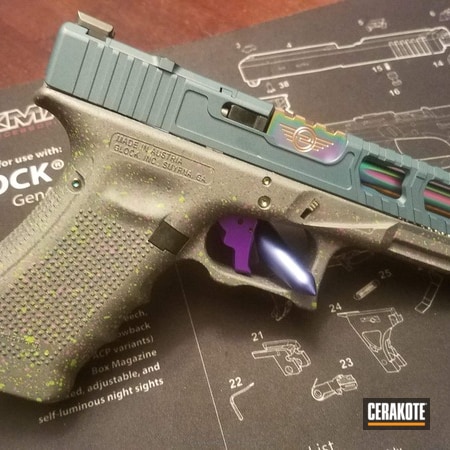 Powder Coating: Glock,Zombie Green H-168,Pistol,Blue Titanium H-185,Bright Purple H-217,Tactical Grey H-227,Speckled