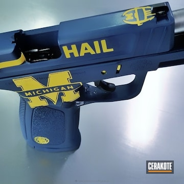Cerakoted Smith & Wesson Handgun Cerakoted In H-144 And H-127
