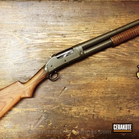 Powder Coating: Graphite Black H-146,Shotgun,MAGPUL® O.D. GREEN H-232,Winchester 1897,Winchester,SBS