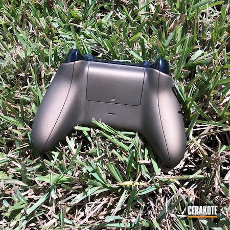 Powder Coating: controller,Plastic Cerakote,Electronics,Burnt Bronze H-148,Solid Tone,More Than Guns,videogame,Gaming,Xbox One Controller