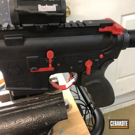 Powder Coating: Spike's Tactical,Tactical Rifle,FIREHOUSE RED H-216,AR-15,Small Parts
