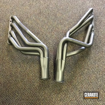 Cerakoted Automotive Headers Coated In C-129 Stainless