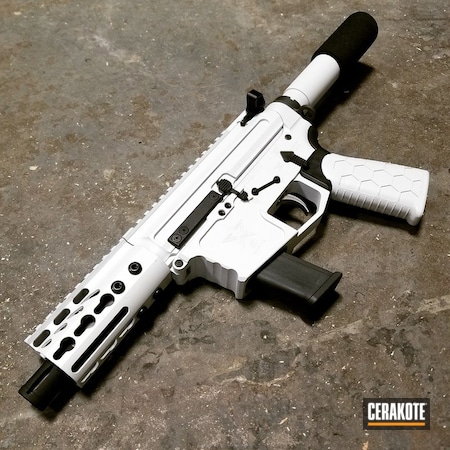 Powder Coating: Bright White H-140,Two Tone,AR Pistol