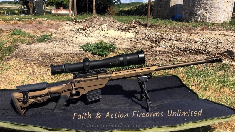 Bolt Action Rifle coated in Midnight Bronze and Burnt Bronze by WEB ...