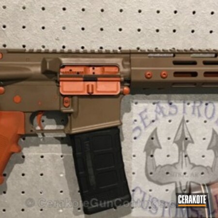 Powder Coating: Hunter Orange H-128,Anderson Mfg.,Tactical Rifle,AR-15,AR15 Builders Kit,MAGPUL® FLAT DARK EARTH H-267